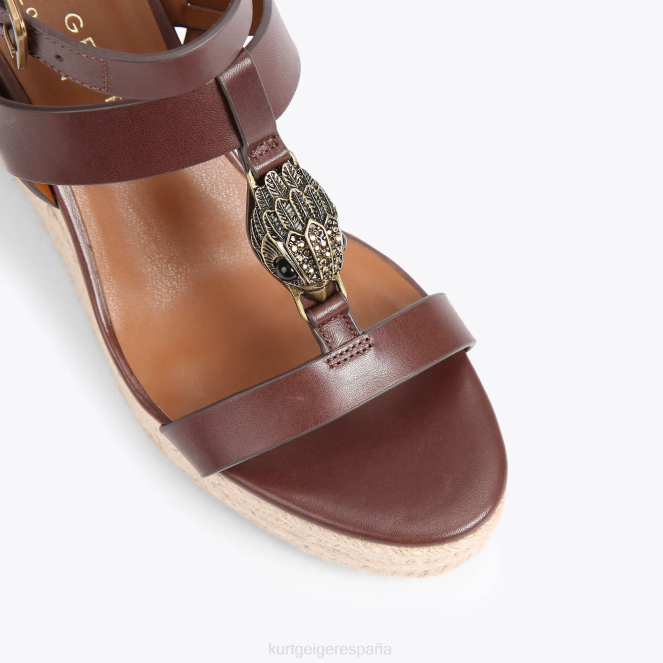 Kurt Geiger mujer alpargatas london hampton t bar 2LPR426 | calzados marrón